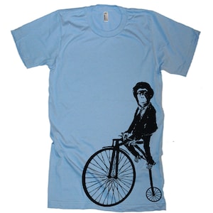 Monkey Shirt, Monkey Riding a Bike T-Shirt, Funny Monkey Shirts, Monkey Lover Gift, Animal Lover Gift, Zoo Shirt, Kids Monkey Shirt, Ape Tee