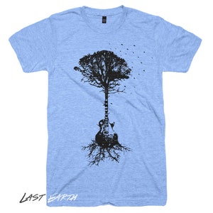 Guitar Tree Graphic Tee, Music Lover Gift