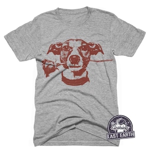 Jack Russell Terrier T-Shirt Rose Dog Shirt Women Sweatshirt Love Shirts Dog Lover Gift for Her Valentine&#39;s Day Gift for him Jack Mens Tee