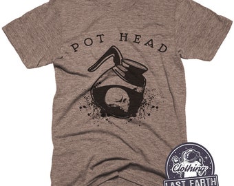 Pot Head Coffee T-Shirt | Vintage Soft Graphic Tee
