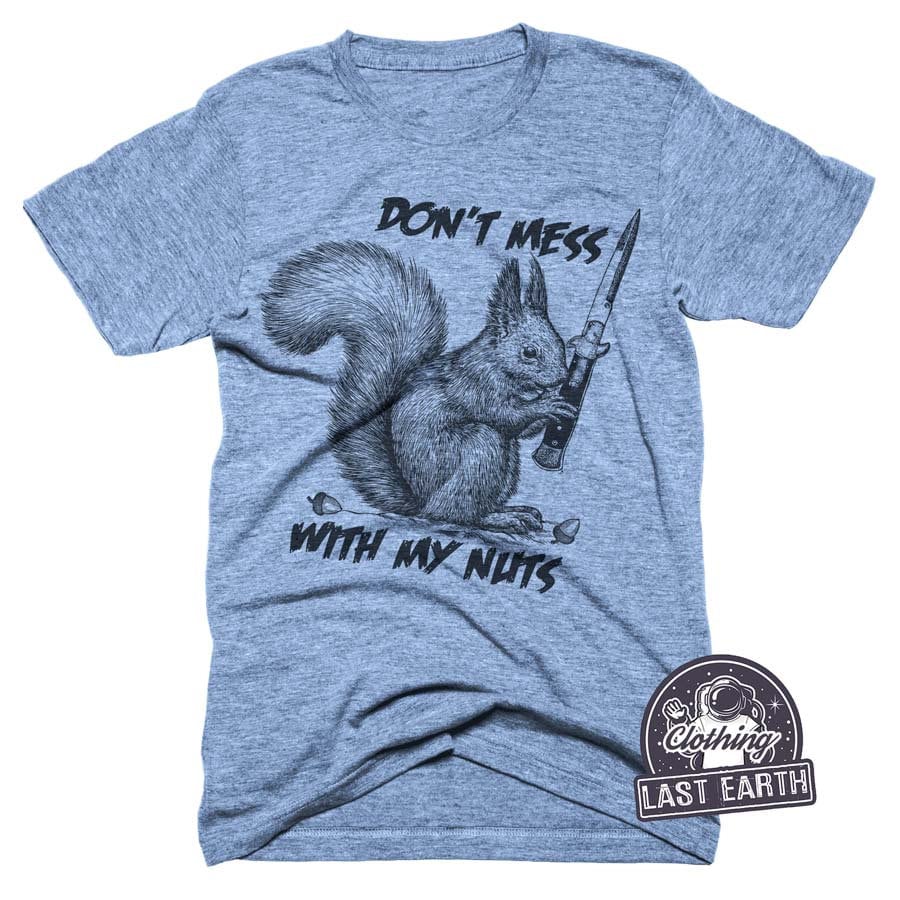 T-shirt Arizona Ninja Squirrel Avec Nunchaku - Taille Garçons 5, Gris, Neuf