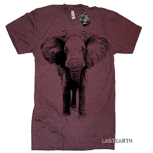 Elephant T-Shirt, Animal Illustration Tshirts, Mens, Womens, Kids, Gifts