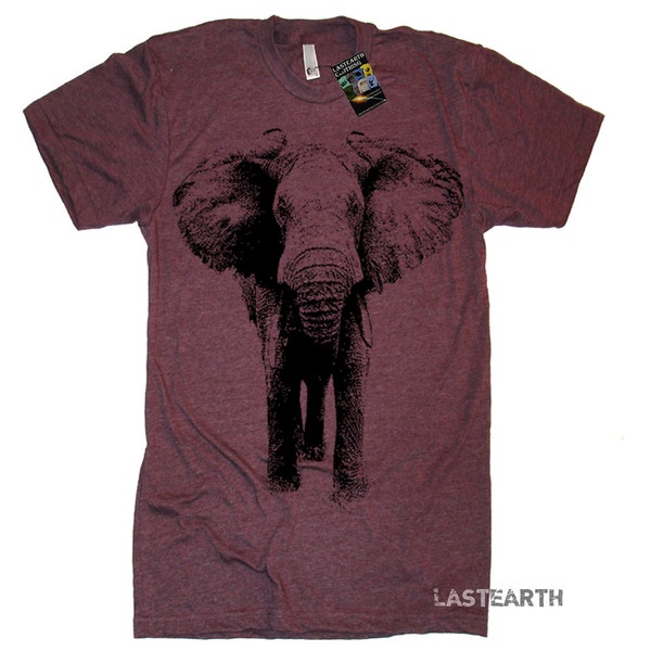 Elephant T-Shirt, Animal Illustration Tshirts, Mens, Womens, Kids, Gifts