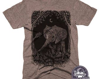 Elephant Shirt | Soft Tri Blend Shirt | Nature Shirts | Camping