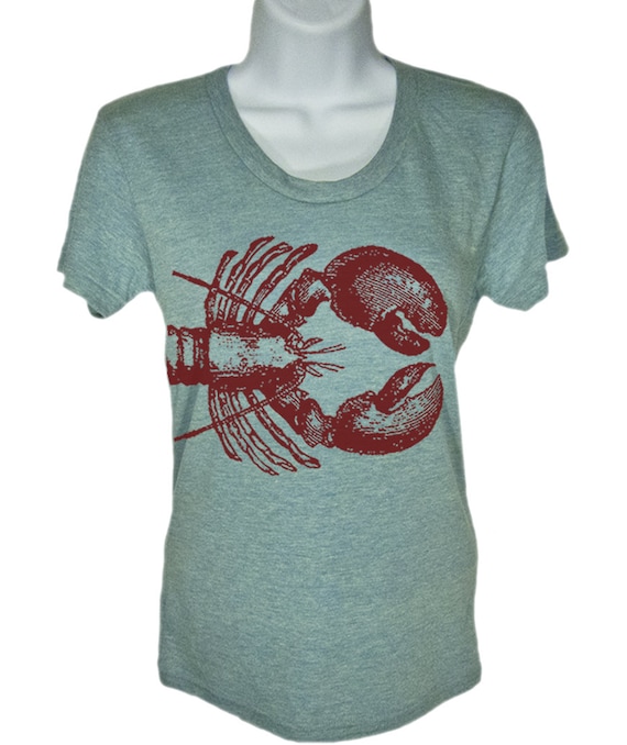 Lobster Shirt, Lobster T-Shirt, Coastal Graphic Tee for Women, Beach Vacation Shirt, Preppy Summer Tee, Nautical Lobster Shirt, Gift for Her