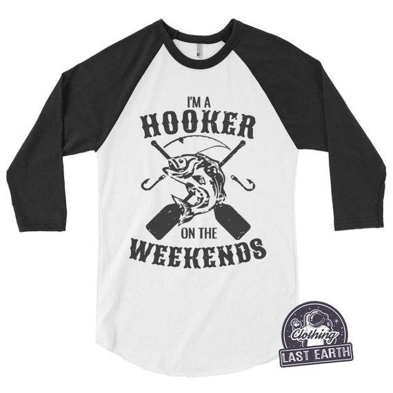 Fishing Hooker T-shirt, Funny Fishing Tshirts, Fishing Shirt Mens