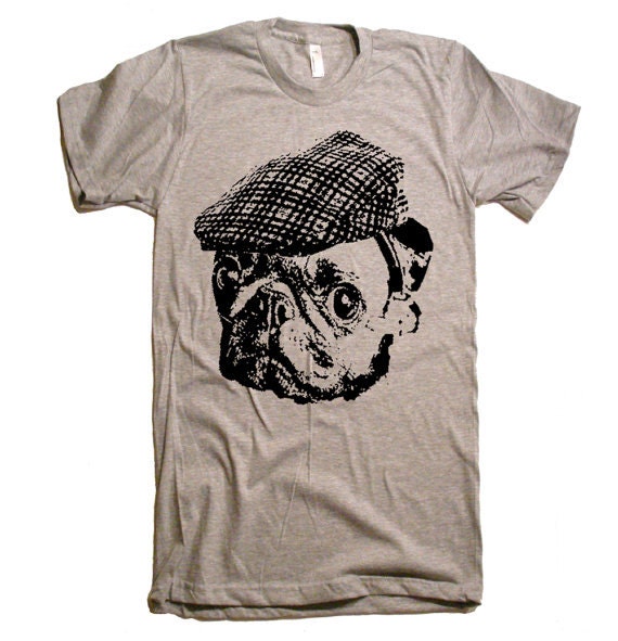 pug t shirt mens