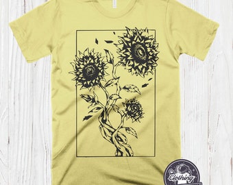 Sunflower TShirt | Flower Shirt | Plants Shirt | Gardening Gifts | Summer Shirts | Nature Shirt | Earth Day Gift