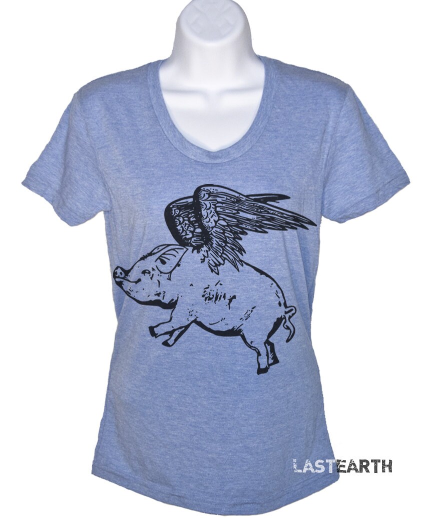 Pig t shirts ladies Clearance