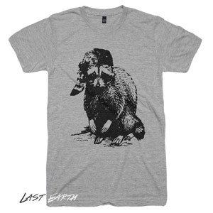 Mens Bad Raccoon T-shirt Woodland T Shirt Mountaineer - Etsy