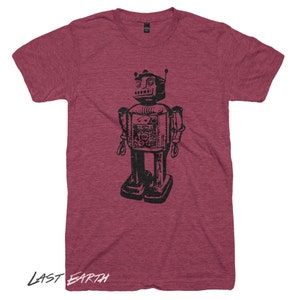 Robot Shirt, Mens Robot T-Shirt, Vintage Robot Shirt, Robot Birthday Theme Party, Matching Robot Shirts, Robot Lover Gift, Engineer Shirt image 3