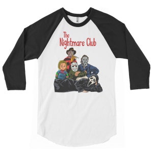 The Nightmare Club T-Shirt Horror Movie Shirt Halloween Shirt Horror Funny Horror Lover Gift Sweatshirt Hoodie