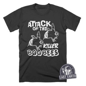 Attack Of The Killer Boo Bees T-Shirt, Funny Halloween Shirts, Mens, Womens Kids Spooky Gifts image 3