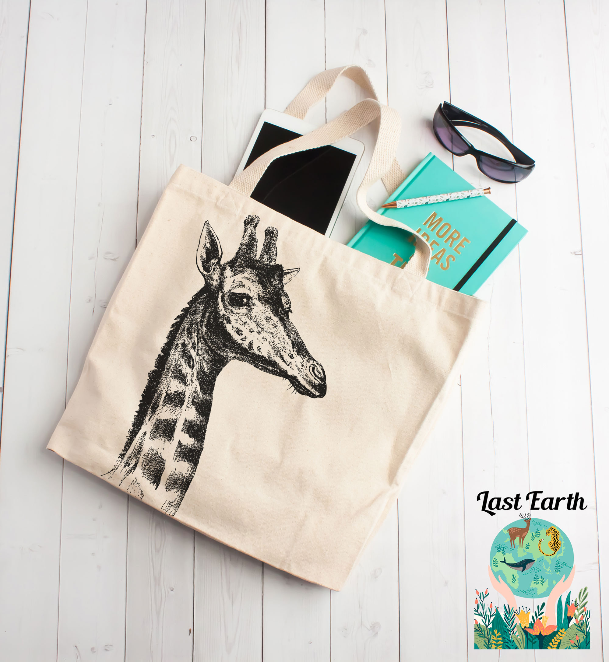 Chala Giraffe Patch Crossbody Handbag - Adjustable Strap, Detachable Key Fob - View #8
