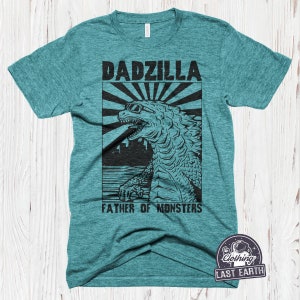 Dadzilla T-Shirt Father Day Gifts for Dad Funny Papa Tshirt Cool Daddy Dinosaur Tee