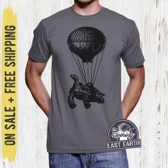 Beskrivende Regelmæssighed tæppe Flying Turtle T-shirt Funny Tshirts Hot Air Balloon Shirt - Etsy
