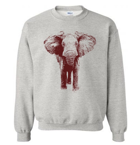 Elephant Sweater Unisex Fleece Pullover 