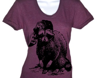 Camiseta de mujer Ricky Raccoon - Camiseta con estampado de animales