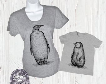 Penguin Shirts For Kids, Family Matching Shirts, Mama, Papa, Baby Shirt, Cute Penguin Shirt for Kids, Toddlers, New Mom Gift, Baby Shower