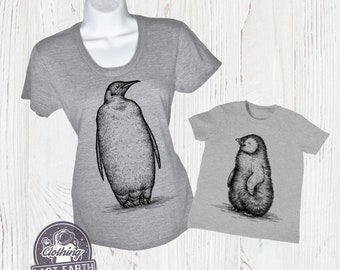 Penguin Family Matching Shirts, Cute Kids & Baby Outfit