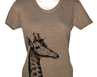 Camiseta de jirafa, camiseta de jirafa para mujer, linda camiseta de jirafa, amante de las jirafas, regalo de jirafa, camiseta de naturaleza, camiseta de animales, camiseta de safari,