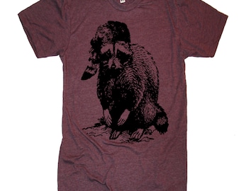 Camiseta Bad Raccoon, Camisetas de Animais, Estampa Animal
