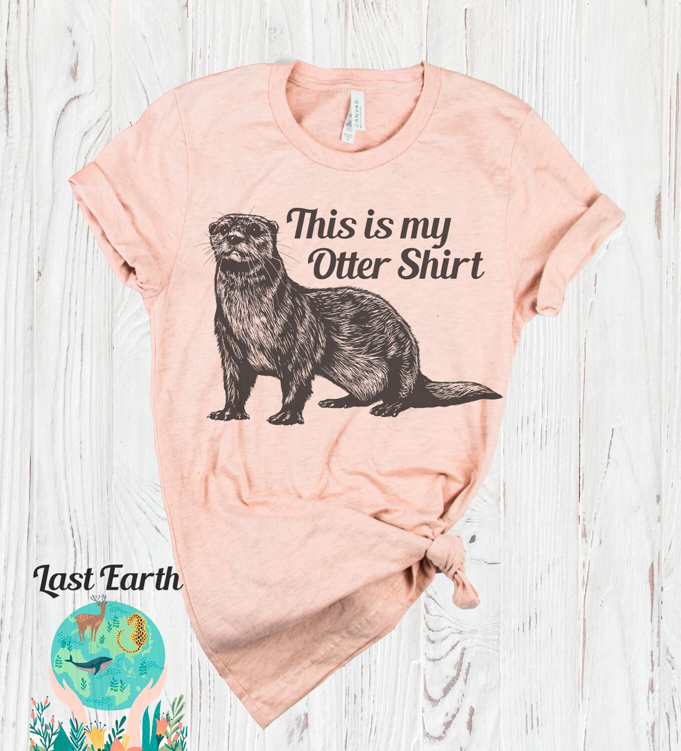 Love otters canvas women's classics clearance