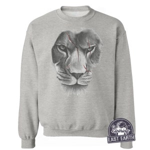 Lion Shirt Scarface Lion Tshirt Lion Face Sweatshirt Lion King Shirt Alpha Male Shirt Animal Graphic Tee
