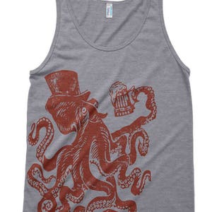 Otto de Octopus Tank - Print Art Running tanktop heren tanktop gym tank training tank voor vrouwen mannen nieuwigheid cadeau verjaardag
