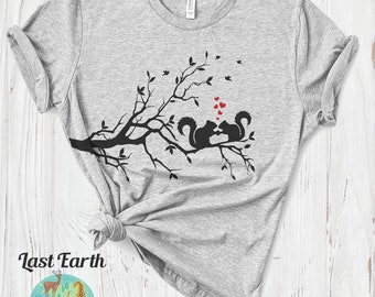 Squirrel Shirt, Squirrel Lover Shirt, Squirrel Gift, Womens Squirrel Shirt, Mens Squirrel Tee, Cute Squirrel Tee, Animal Lover, Nature Shirt