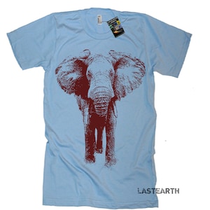 Elephant Charging T Shirt - Elephants - Animal T shirts - Mens Graphic Tees - Mens Tshirt - Kids Tshirt - Womens Tees - Birthday Gift