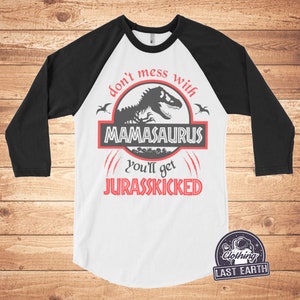 Mamasaurus Shirt, Leg dich nicht mit Mama Shirt an, lustiges Dinosaurier Shirt, Muttertagsgeschenk, Geschenke für Mama, Geschenk für Frau, Mama Geschenk, lustige Shirts