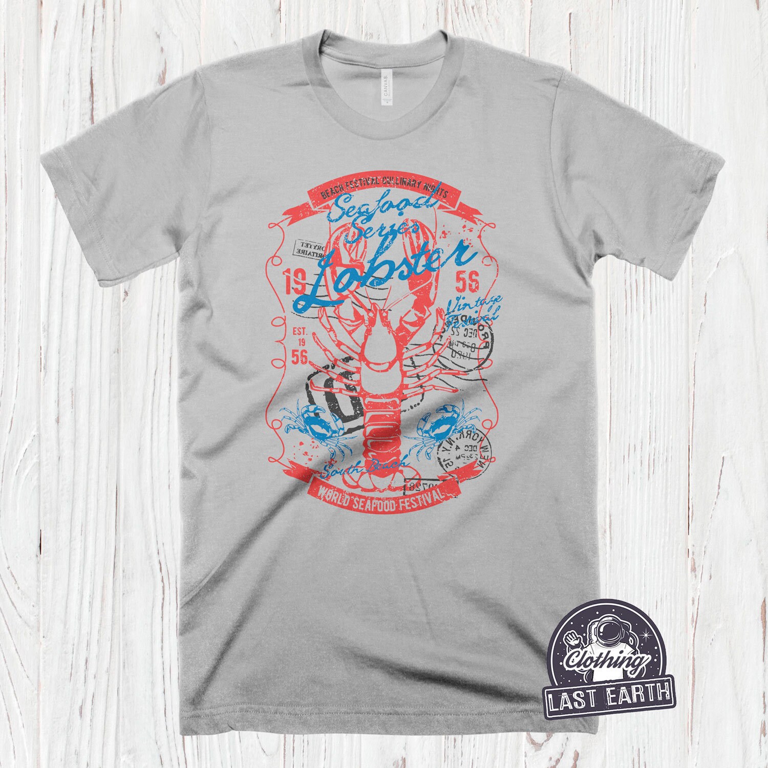 Vintage Lobster T-Shirt Retro Shirt Nautical Shirt Mens | Etsy