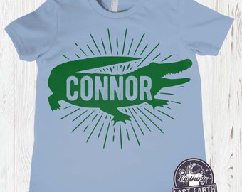 Personalized Alligator Shirt | Custom Name Jungle Tee