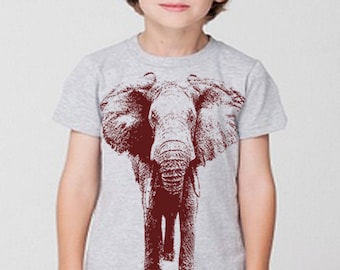 Elephant T Shirt Gifts For Boys TShirt Elephant Illustration Gifts For Boys Girls First 1st 2nd 3rd 4th 5th Birthday Graphic Tees Men Women