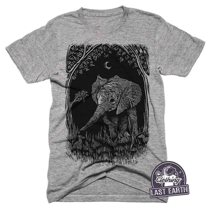 ENFOLD ELEPHANT MOTIF SHIRT