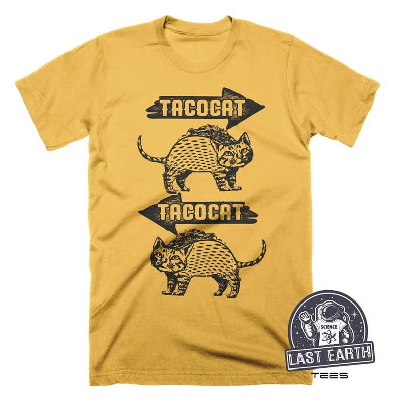 Taco Cat T-shirt: Rolig matälskare med grafisk design bild 3