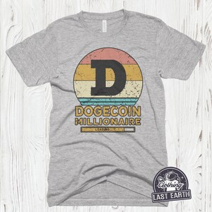 DogeCoin Millionaire Loading T-Shirt, Funny Crypto Shirt, Shiba Inu Shirt, Dogecoin Shirt, Mens Shirts, Womens Tshirts