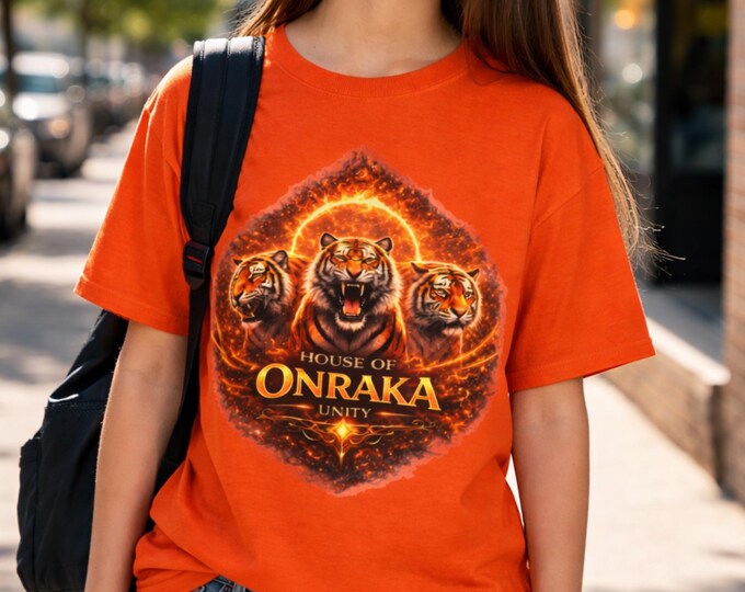 Onraka Strength Youth Graphic Tee PBIS School Spirit t shirt Kids House System Classroom Culture Top Student Unity T-Shirt