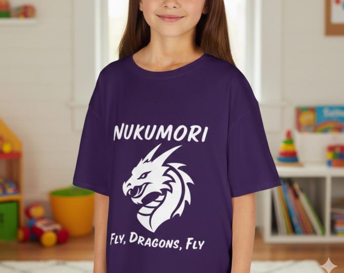 Nukumori Fly Dragons Fly Youth Graphic Tee PBIS School Spirit t shirt Kids House System Warmth Classroom Culture T-Shirt