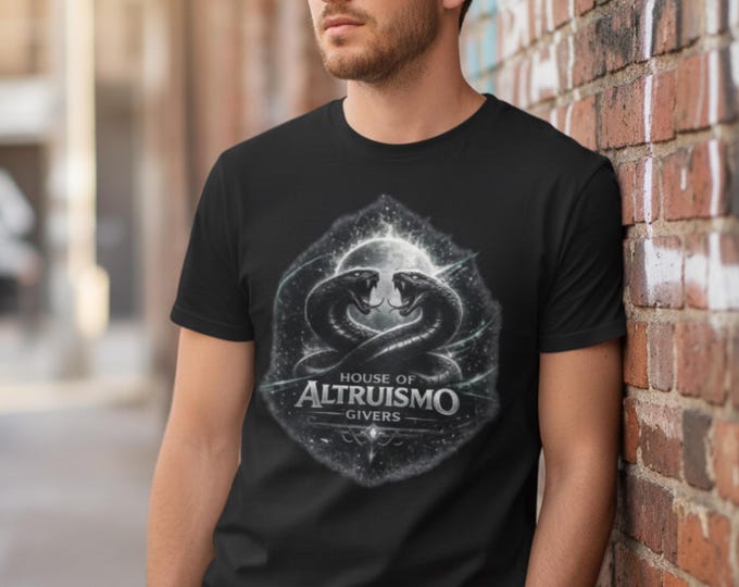 House of Altruismo Crest Adult Graphic Tee School Spirit t shirt Leadership Classroom Culture Top House System Pride T-Shirt Gift