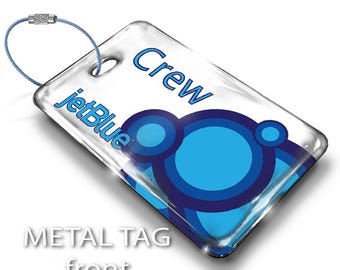 Jetblue Airways Logo Crew Luggage Tag