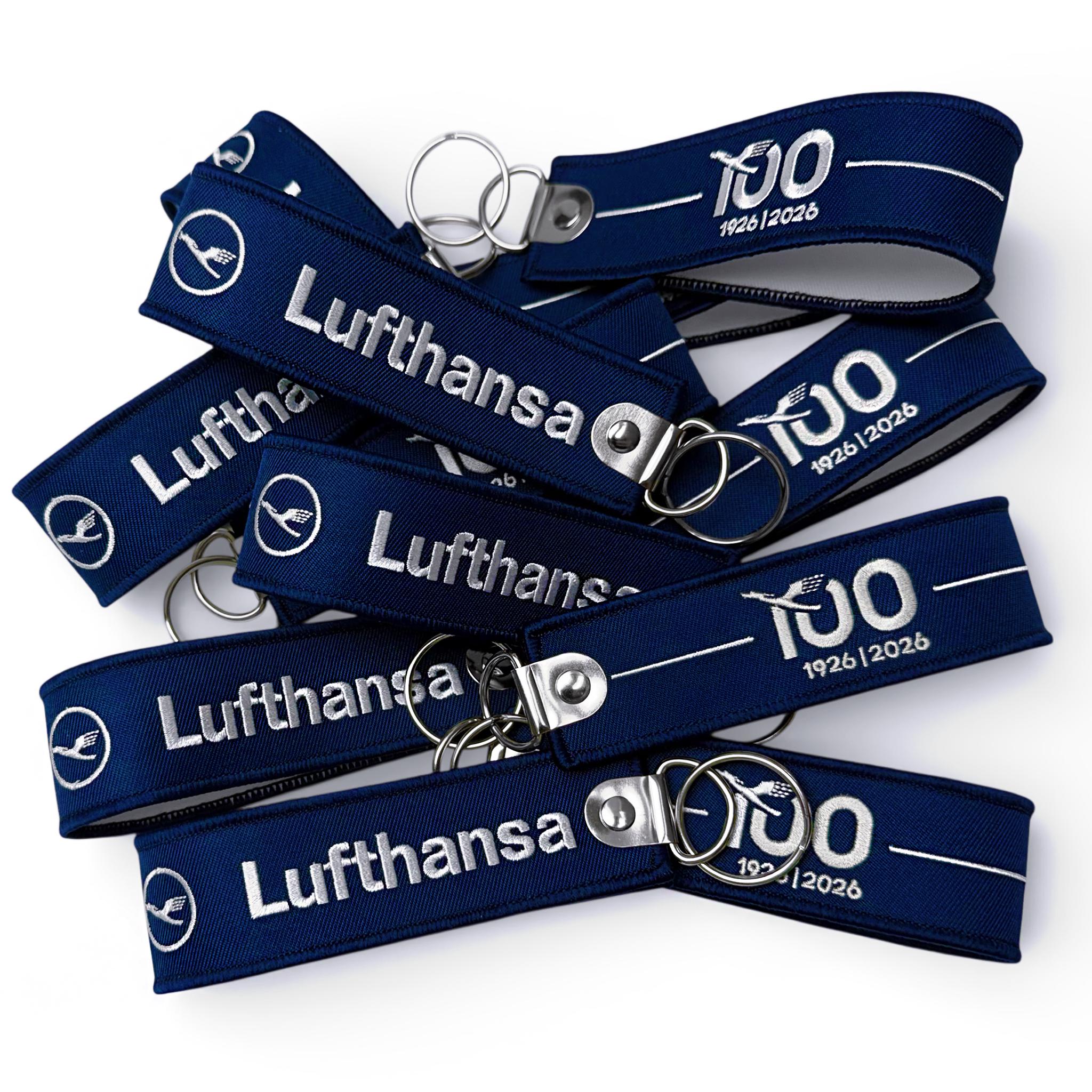 Lufthansa 100 Years Folded Key Strap - Etsy