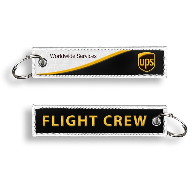 UPS Airlines Flight Crew Embroidered Keyring - Etsy