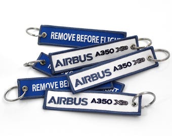 Airbus A350XWB RBF Embroidered Keyring