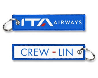 ITA Airways Crew Embroidered Keyring