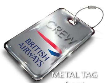 British Airways Logo Crew Luggage Tag
