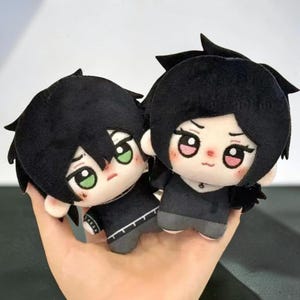 Set de 2 piezas El ataúd de Andy y Leyley Peluche Cosplay Mochila Adorno Lindo Colgante de Peluche Regalos de Cumpleaños Ashley Doll Andrew Plush