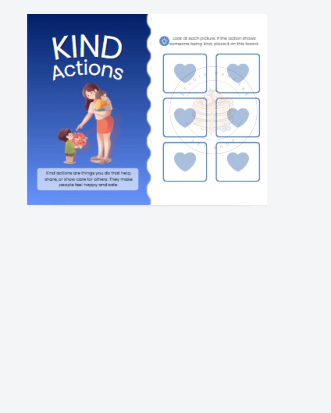 Kind Vs. Unkind Sorting Board | Social Skills Activity | ABA Resource ...