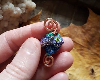 Elven Inspired 40 X Dread Bead Pack. Mixed Crystal Gem  display picture 1